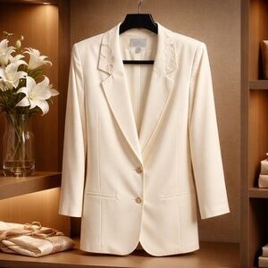 NWT Dividends Cream Blazer